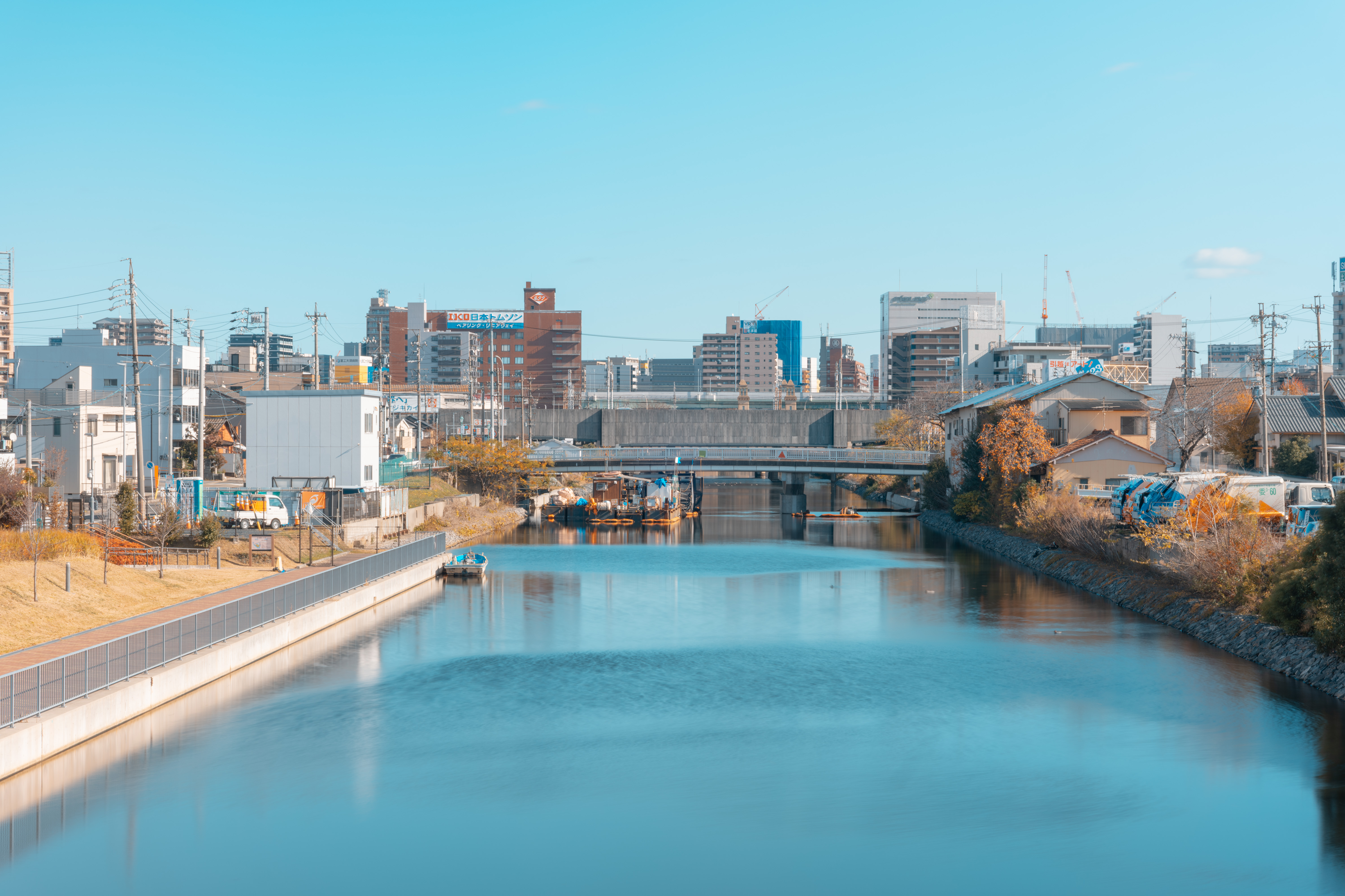 中川運河の風景